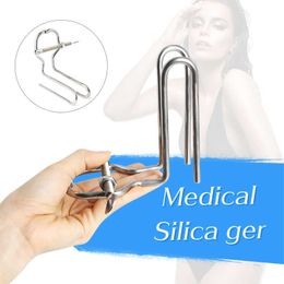 Hot ! Anal Toys Pussy Spreader Foldable Labia Clamps G spot Clean Enema Vagina Speculum Expand Device Sex for Women230706