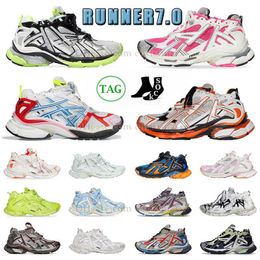 mens womens hike Shoes track Runner 7.0 Paris vintage Sneakers Black White Pink yellow blue red green brand hiking Jogging 7s sports running outdoor Trainers eur36-45
