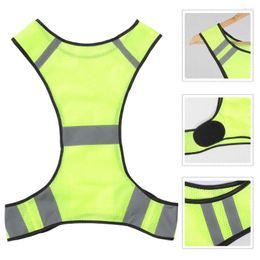 Hunting Jackets Polyester Breathable Vest Orange Sports Reflective Fashion For Running Cycling Bike