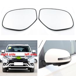 For Mitsubishi Outlander 2013 2014 2015-2021 Car Accessories Exteriors Part Side Rearview Mirror Lenses Reflective Glass Lens