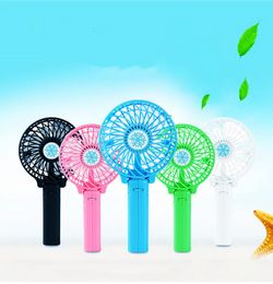 Rechargeable USB Mini Portable Foldable Electric Desk Hand Held Pocket Fan Makes You Have Cool Summer A0706