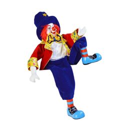 Dolls Retro Clown Plush Toy Decorations Party Favours for Living Room Shop Window 230705