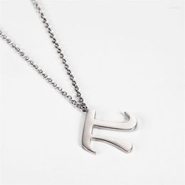 Pendant Necklaces Greek Letter PI Gold Plated Necklace Titanium Steel Creative Number Symbol Ladies Clavicle Chain
