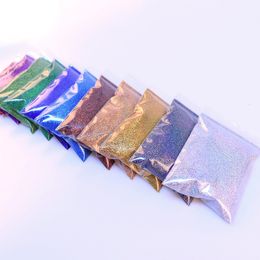 Nail Glitter 10g Mixed Colour Nail Art Glitter Powder Holographic Laser Dust Nail Sequins Bulk Wholesale Nail Professional Decorations Sequin 230705