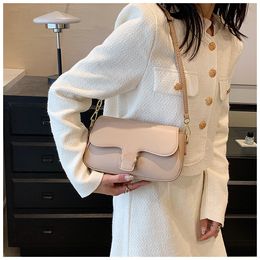 New Day Packs Fashion Underarm Bag Chain Strap Crossbody Bag Factory Letter Lock Buckle Women's Shoulder Bag Mixed Batch