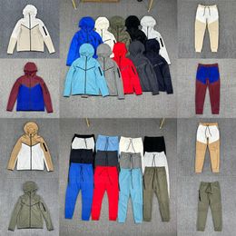 Mens tracksuit Tech fleece designer tracksuit multi-color casual coat womens sports pants spring and autumn N Print suit size M/L/XL/2XL