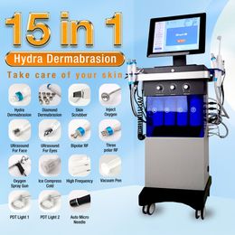 15IN1 multifunctional Hydro diamond dermabrasion peeling microdermabrasion hydro facial machine facial rejuvenation solve all skin problems