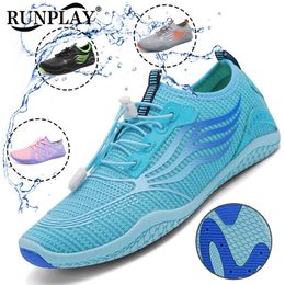 Hiking Footwear Men Aqua Shoes Women Water Shoes Drainage Beach Sports Sandals Swim Upstream Barefoot Wading Sneakers For Diving Fishing Surfing HKD230706