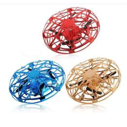 ElectricRC Aircraft Induction UFO RC Drone Mini Helicopter Infrared Hand Sensing Aircraft Electronics Model Quadcopter Small Drone Toys For Children 230705