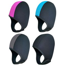 Swimming caps 2 5mm Neoprene Diving Hood Wetsuit Dive Cap Surfing Thermal 230705