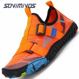 Hiking Footwear Kids Aqua Shoes Quick Dry Beach Barefoot Shoes Boys Girls Light Soft Swimming Camping Wading Sandals Five Fingers Children Shoes HKD230706