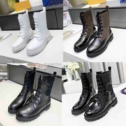 2023 New Women Boots Classical Martin Boots Chelsea Boots Designer Winter Leather Boots Womens Flat Ankle Boot size 35-42