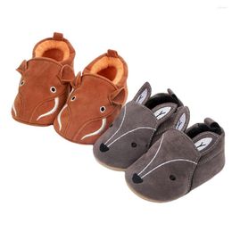 Athletic Shoes Infant Slippers Toddler Soft PU Leather Animal Pattern Baby Boy Girl First Walker Cute Cartoon Anti-slip Prewalker
