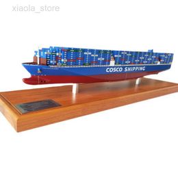 Model Set Shipping Container Cargo Ship Model Gemini Finished Product Simulation Ornament Gift HKD230706