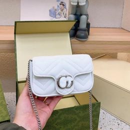 2023 Mini designer bag woman crossbody bag luxury shoulder chain bag cute purse lady cross body fashion Leather 5A