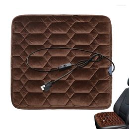 Car Seat Covers Portable Heated Cushion Comfort Pad For Driver Soft Office Chair Heating Mat To Keep Warm In Winter