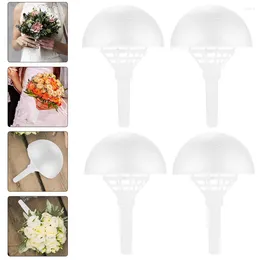 Decorative Flowers Receptacle DIY Wedding Bridal Flower Bouquet Holder Holders For Weddings Foam Floral Handle