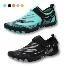 Wanderschuhe Unisex Schwimmen Wasserschuhe Elastische atmungsaktive Outdoor-Sportschuhe rutschfeste Gummi Damen Herren Laufschuhe für Fitness Radfahren HKD230706