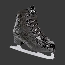 Ice Skates Winter Adult Black Genuine Leather Thermal Warm Thicken Figure Shoes Patines With Blade Waterproof Skating 230706