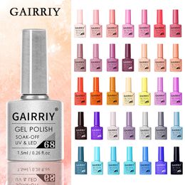 Nail Gel Gel Nail Polish SemiPermanent Varnish Hybrid Nail Art Salon 80 Colours Glitter 75ml Soak Off UV LED Nail Polish 230706