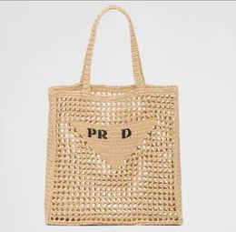 bag Designer Shoulder Bag beach bag Fashion Mesh Hollow Woven Shopping Bags for Summer Straw Tote Bag