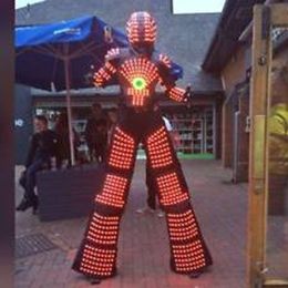 Other Event Party Supplies LED robot costume LED Clothing Light suits Robot Kryoman robot david 230705