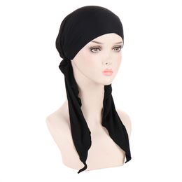 Ramadan Islamic Muslim Women's Modal Head Scarf Cotton Underscarf Hijab Caps Cover Headwrap Bonnet Wrinkle Foulards Turban Mujer