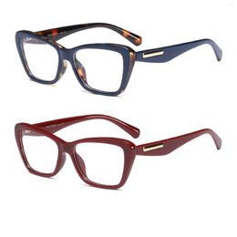 Sunglasses Fashion Brand Women Reading Glasses Men Eye Prescription Presbyopic Eyeglasses Frame Spring Hinge Sight Magnifier NX