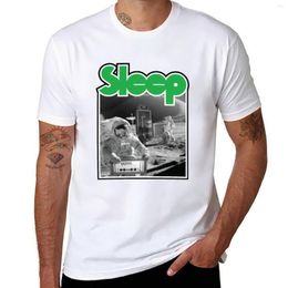 Men's Polos Sleep T-Shirt T Shirt Man Summer Clothes Black T-shirts For Men Cotton