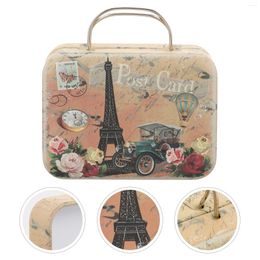 Gift Wrap Storage Box Lash Packaging Eyelash Case Retro Sundries Organiser Mini Container Suitcase