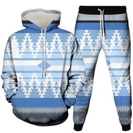 Men's Tracksuits Hoodies Sets 2 Pieces Sweatpants Suit Long Sleeve Sports Suits Leopard Print Mens Clothing Unisex Sweatshirt