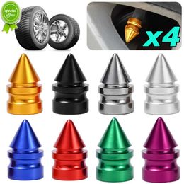 Tapered Tyre Valve Caps Car Motorcycles Bike Tyre Personalised Valve Cap Aluminium Alloy Dust Proof Covers Tyre Accessories