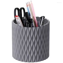 Storage Bottles Rotating Art Supply Organiser 360 5 Grid Pen Holder Swivel For Desk 360-Degree Multi-Functional