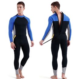 Swim Wear m Neoprene Wetsuit for Men Keep Warm Full Body Diving Suit Snorkelling Surfing Scuba Swimming Onepiece Adult 230706