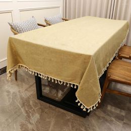 Table Cloth Round Nordic Fringed Tablecloths Elegant Decoration Bed Linen Rectangular Dining Tablecloth Wedding El Desk Covers