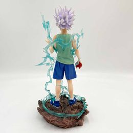 Action Toy Figures 22cm Hunter Hunter Anime Figure Action Figure Gon Lucilfer Figure Collectible Doll Toy