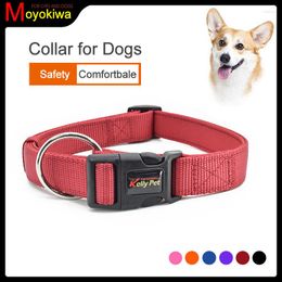 Dog Collars Nylon Collar Breathable Mesh Reflective Pet For Dogs Small Medium Large Training Necklace Accessories