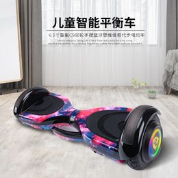 Other Sporting Goods 65 Inch Smart Self Balancing Scooter Children's Balance Twowheel Portable Bluetooth Somatosensory Hoverboard 230706