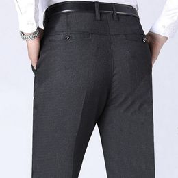 Men's Pants Workwear Comfy Full Length Casual Male Straight Leg Daily Clothing 230705