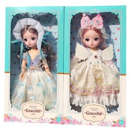 Dolls girl play house princess doll gift box set toy 230705