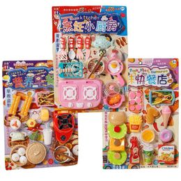 Clay Dough Modeling Kid Kitchen Play Set Heat Resistant Cooking Toys With Vivid Colors Kids Accessories Cook Playset For Girls Boys Toddlers Infants 230705