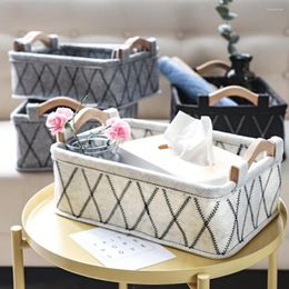 Storage Baskets DIY Desktop Basket Sundrie Underwear Toy Box Cosmetic Book Organiser Stationery Container Laundry