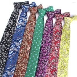 Bow Ties Skinny Groom Necktie For Wedding Party Boys Girls Neck Tie Paisley Men Women Wear Floral Gravatas