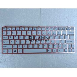 Keyboards NEW US laptop keyboard for VAIO SVE11 SVE111 SVE11113FXB SVE11115EG SVE111 15ELW notebook Keyboard Pink Frame x0706