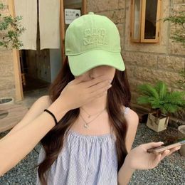 Ball Caps 2023 Spring And Summer Baseball Cap Big Head Showing Face Small Sun Hat Protection Outdoor Men Women Adjustable