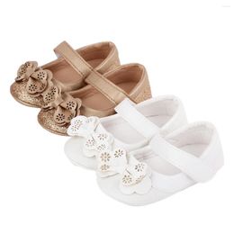 Athletic Shoes Toddler Baby Girls Mary Jane Flats Glitter Princess Dress Hollow Out Bow No-Slip First Walkers