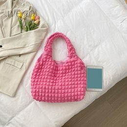 Evening Bags Flower Bubble Handbag 2023 Spring/Summer Shoulder Handheld Bag Large Capacity Underarm