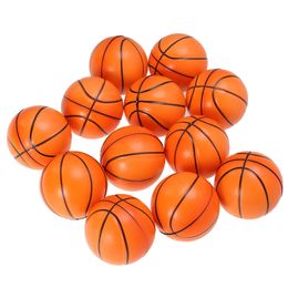 Balls 10PCS Mini Sport Balls Squeeze Foam Basketballs Stress Balls Stress Relief Toys for Kids Party Relaxation 230705
