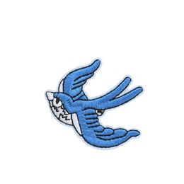 10 PCS Swallow Embroidered Patches for Clothing Iron on Transfer Applique Patch for Dress Bags DIY Sew on Embroidery Badge238c