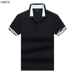 designer polo Brand Embroidery quality mens polo shirts Shirts Designer fashion polo shirts Stripe Standing Embroidered Collar Cotton Fashion Mens Women Polo BPWT